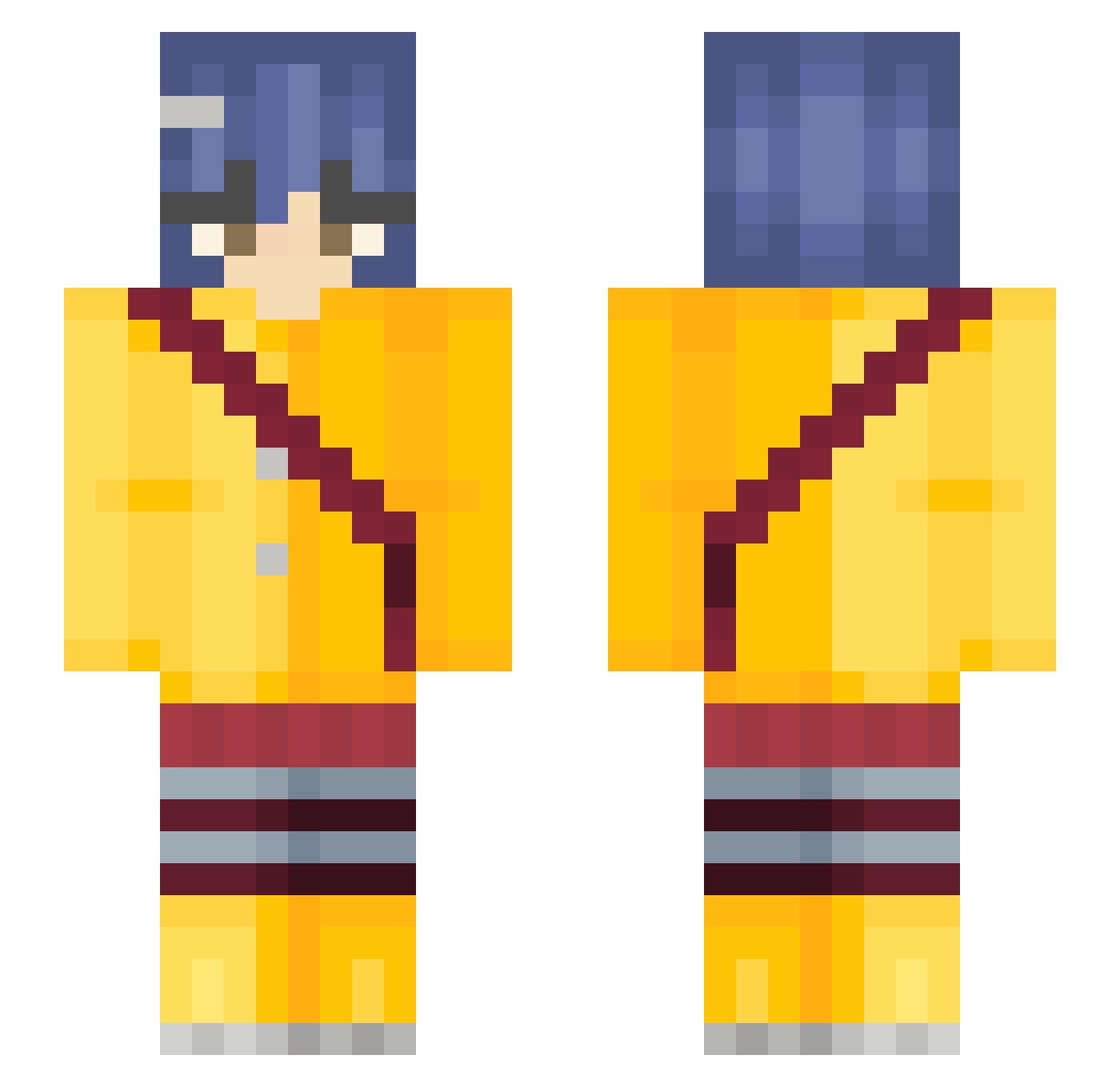vmeijii Minecraft skin, front and back view