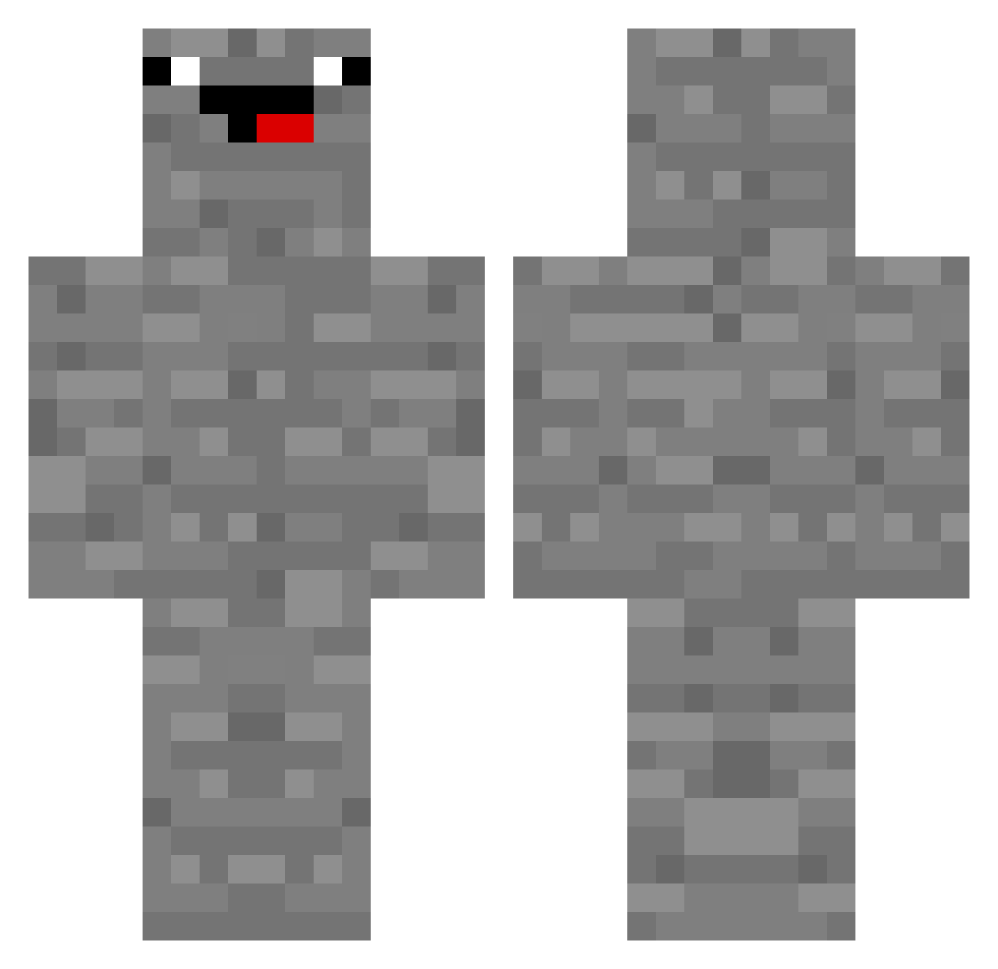 yariyari18 Minecraft skin, front and back view