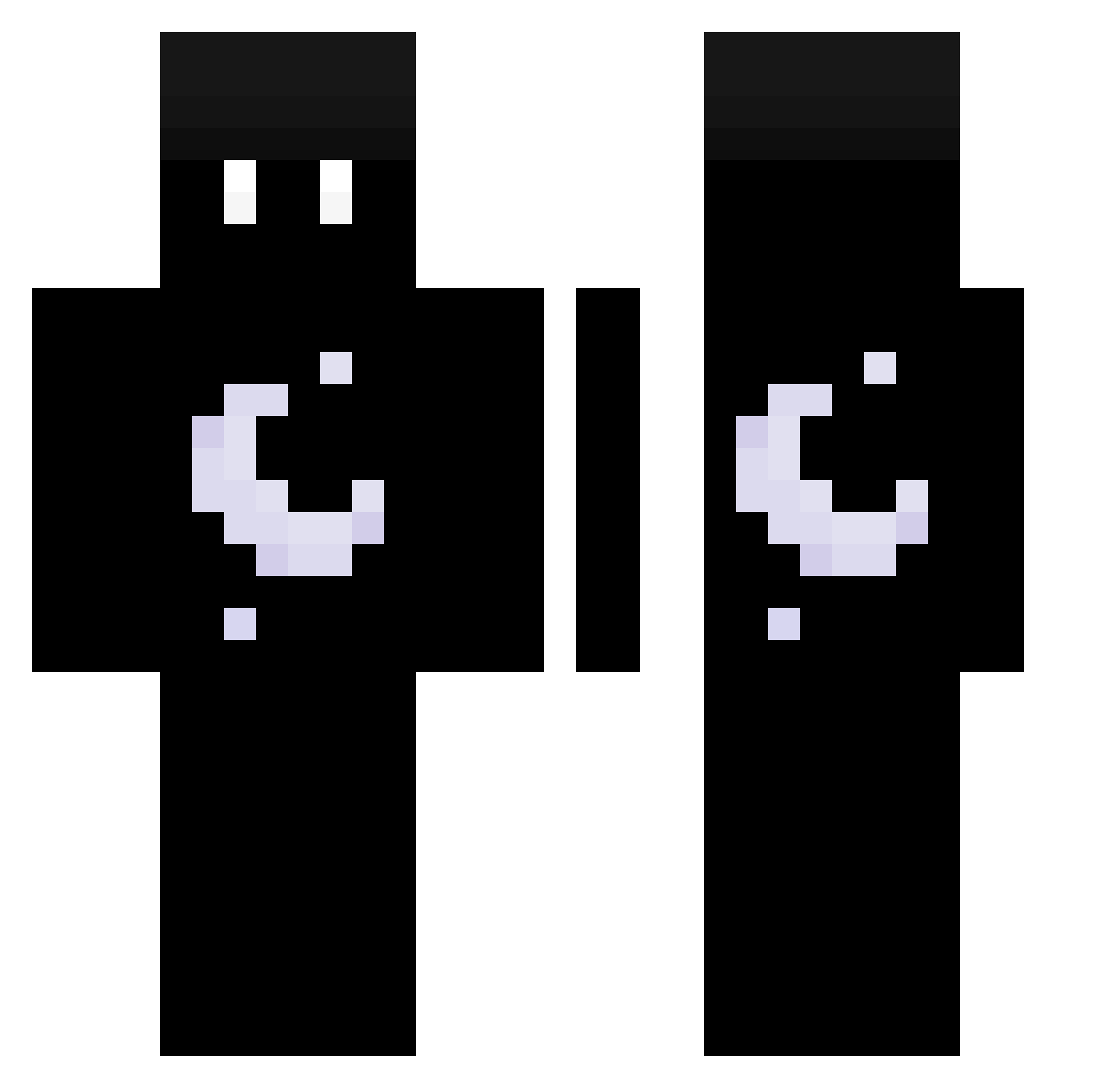 Tankjiwon Minecraft skin, front and back view