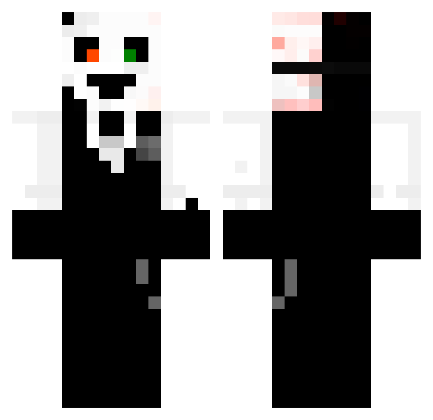 Its_Jock Minecraft skin, front and back view