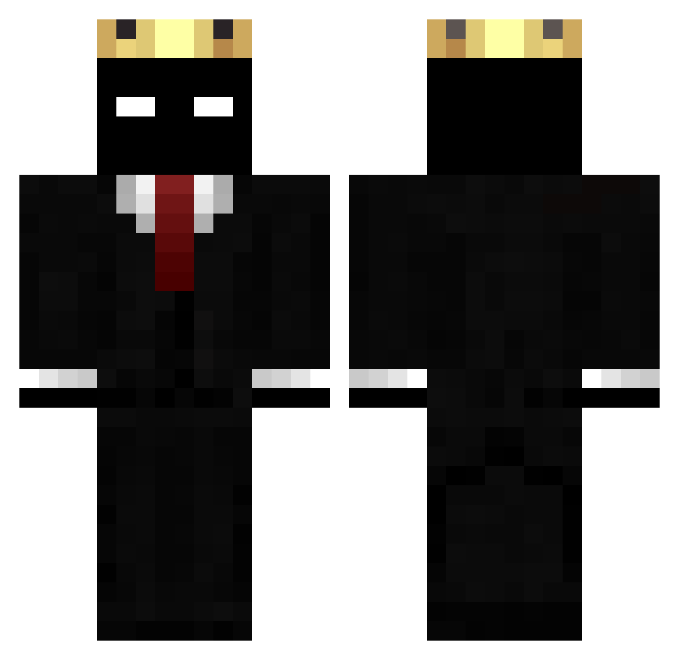 SuleymanKing66 Minecraft skin, front and back view