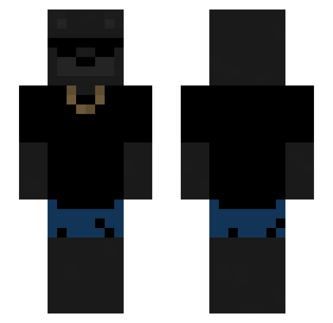 scotlandOnTop Minecraft skin, front and back view