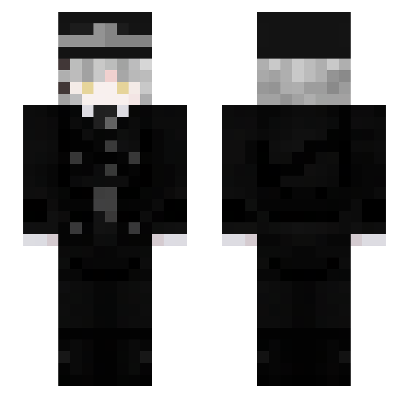 Sh4de__ Minecraft skin, front and back view