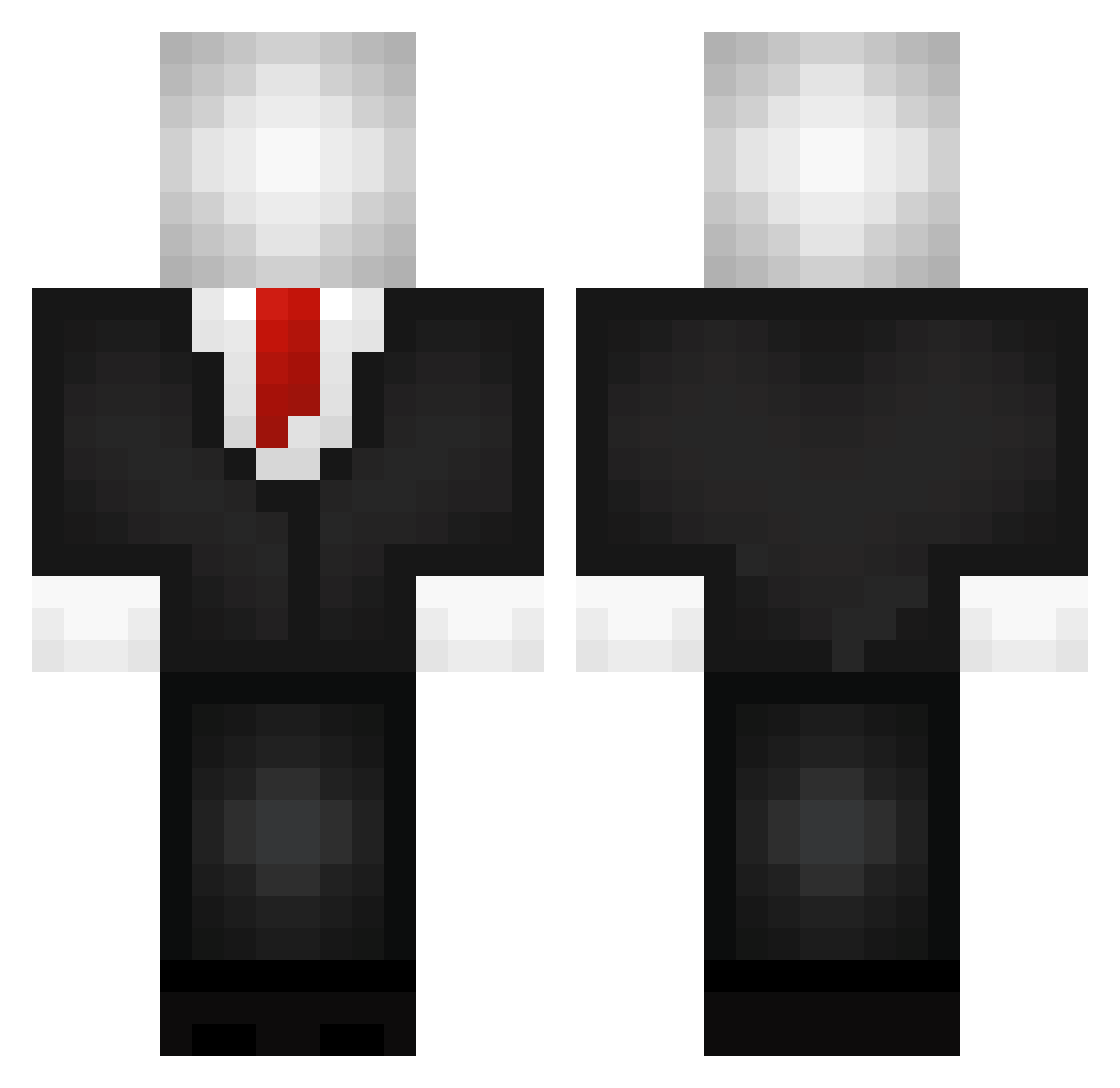 kenjiwenji Minecraft skin, front and back view