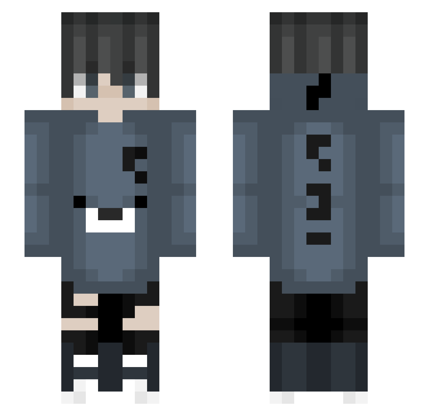 zikriansyah Minecraft skin, front and back view