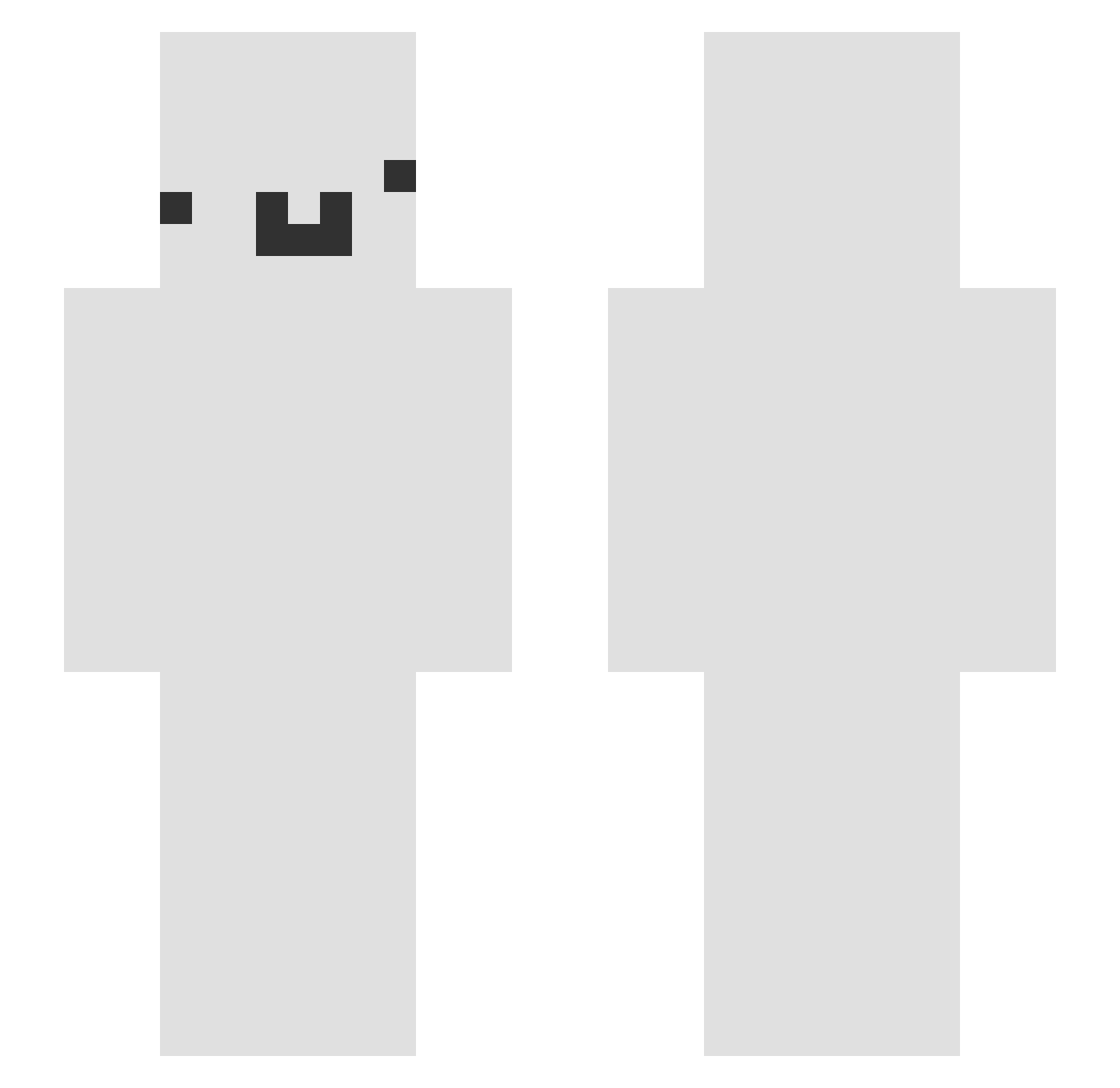 woahJason Minecraft skin, front and back view