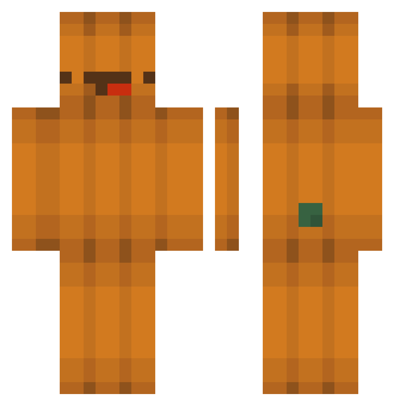 seulwoo0429 Minecraft skin, front and back view