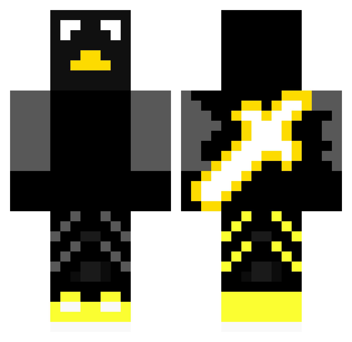 Looons_ Minecraft skin, front and back view