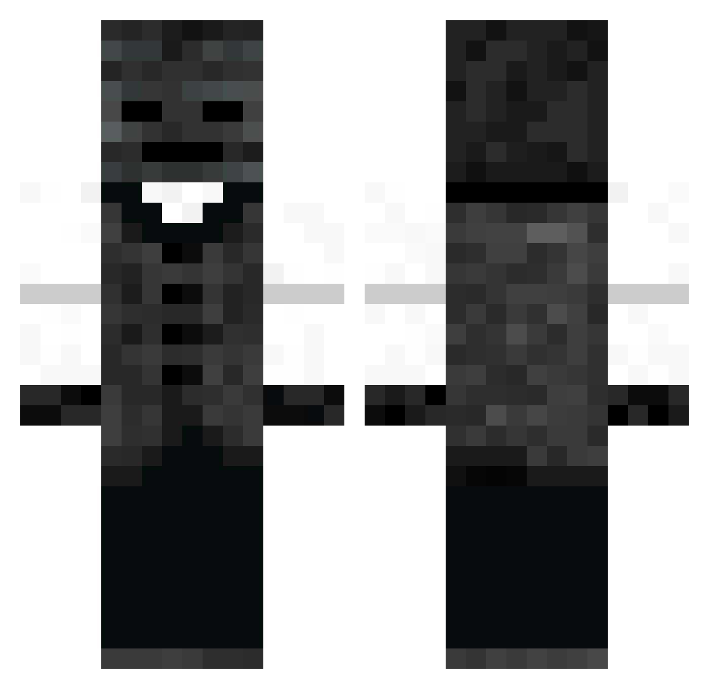 RonDeCoco Minecraft skin, front and back view