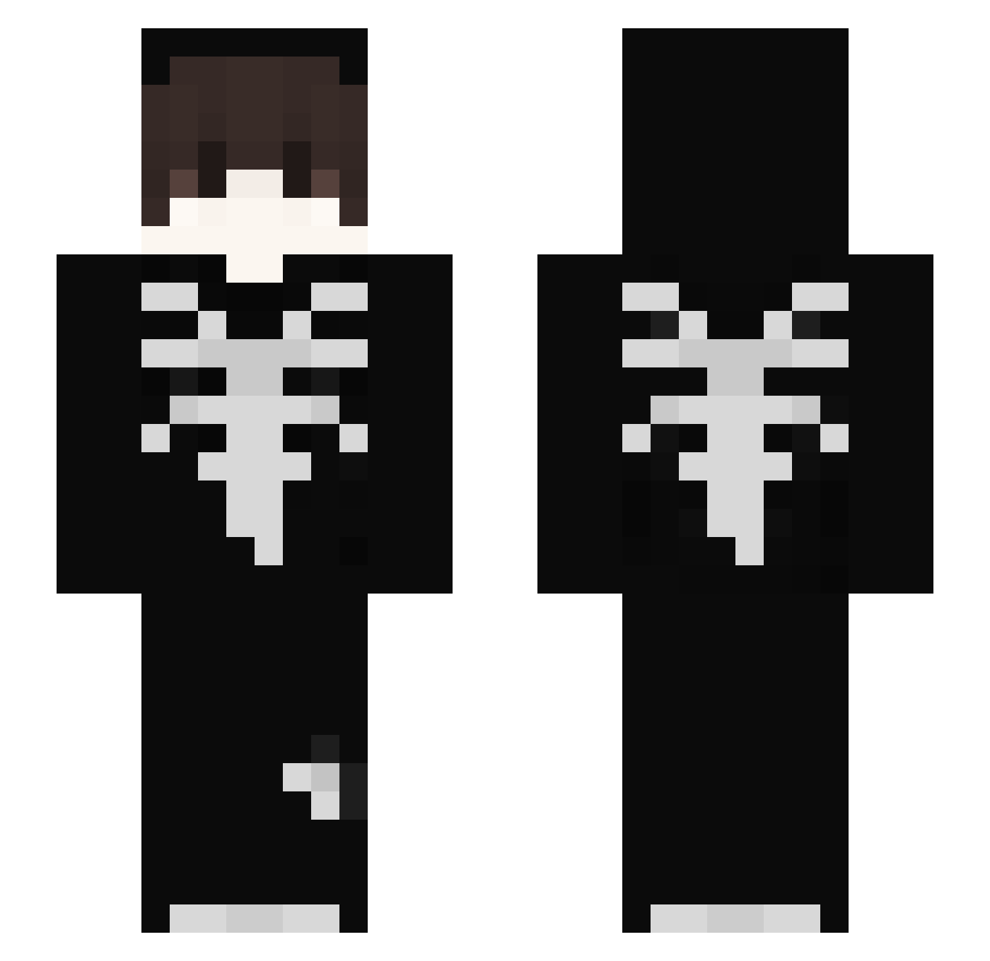 warteck7111 Minecraft skin, front and back view