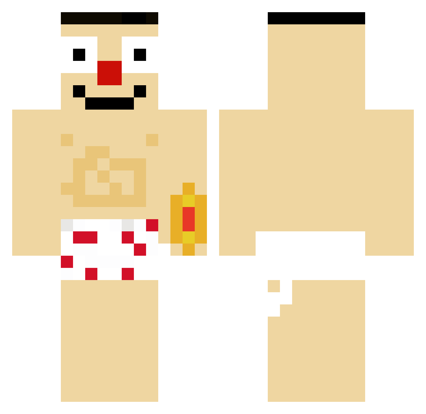 dogc_2345 Minecraft skin, front and back view