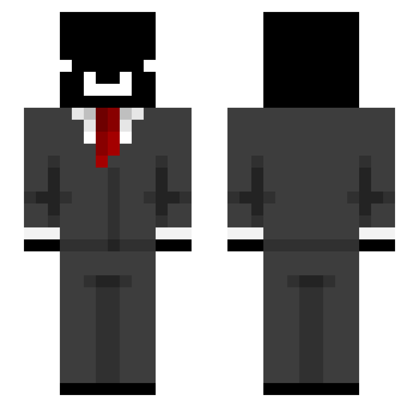 Zunami2014 Minecraft skin, front and back view