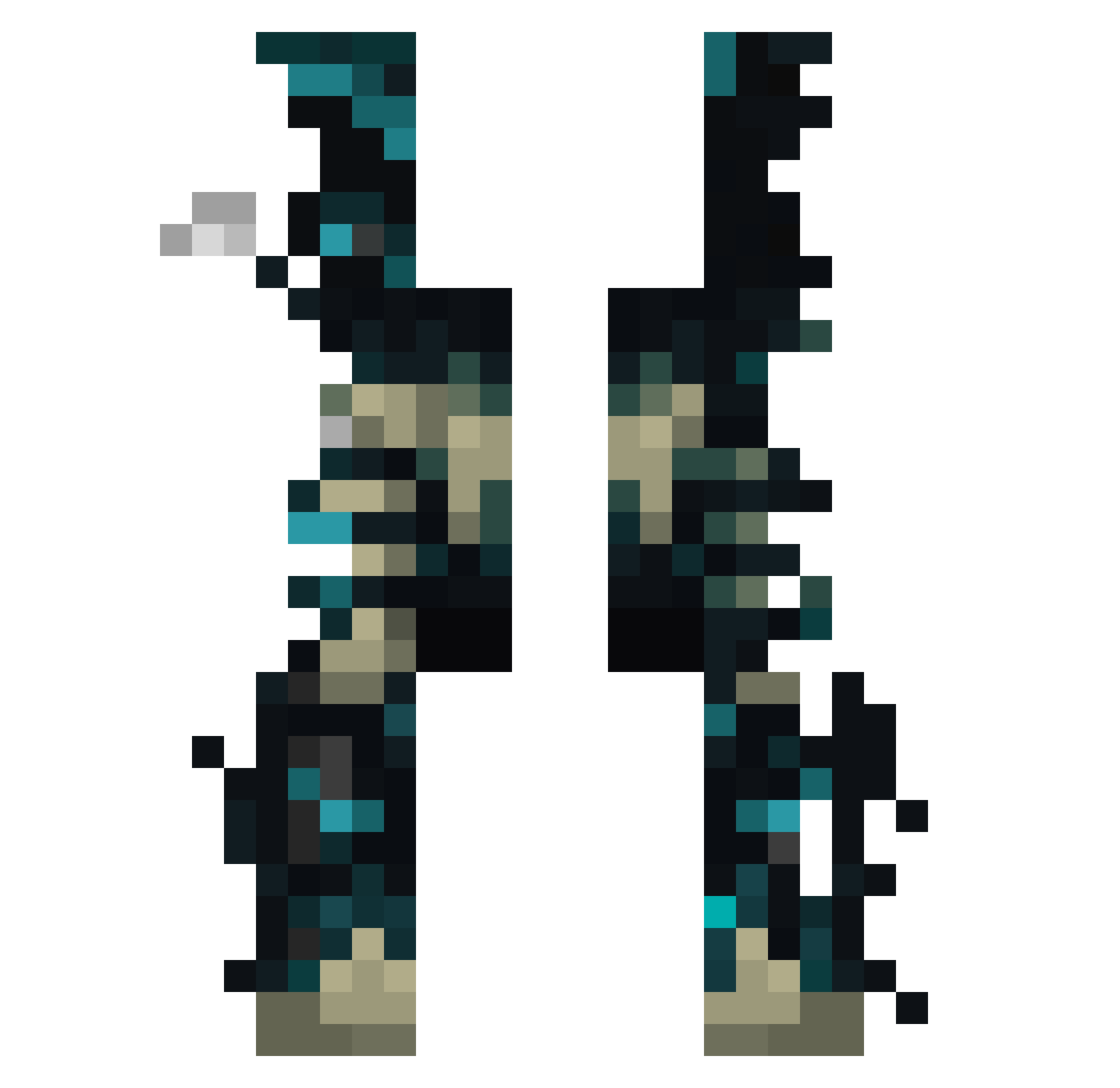 xstarr15 Minecraft skin, front and back view