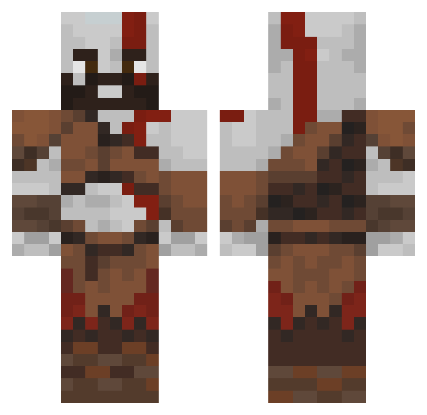 Wr_ong Minecraft skin, front and back view