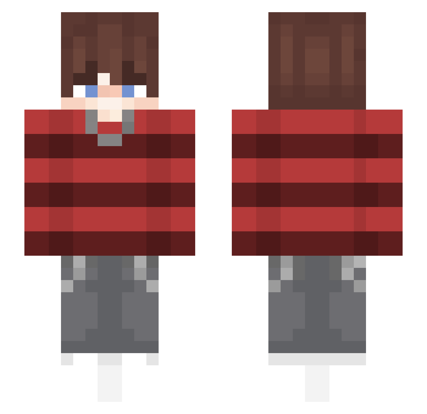 Robinnn_ Minecraft skin, front and back view