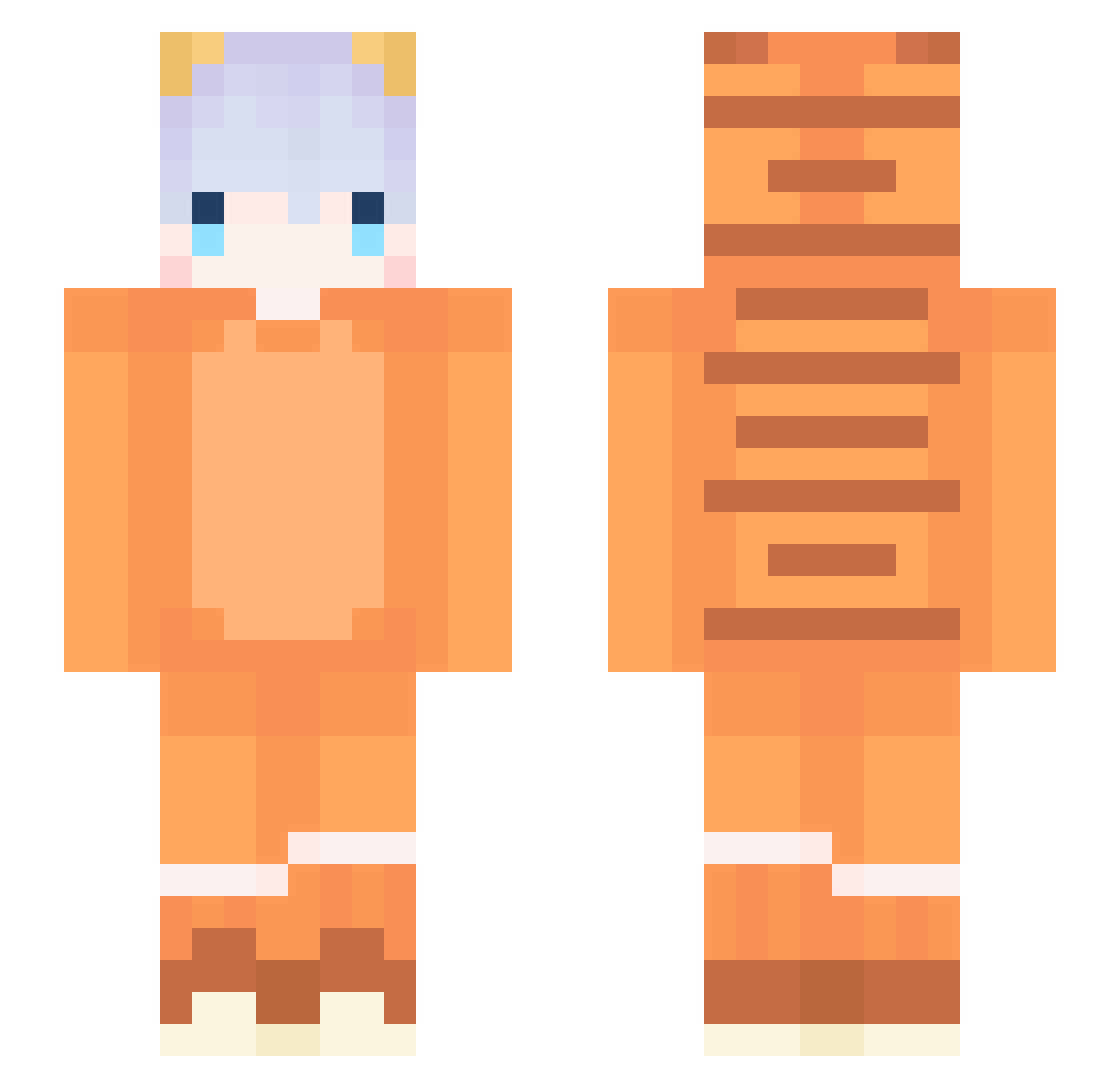 Cuuun_ - tiger onesie Minecraft skin