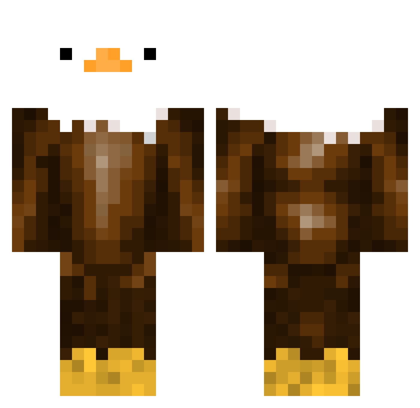 Matei___ Minecraft skin, front and back view