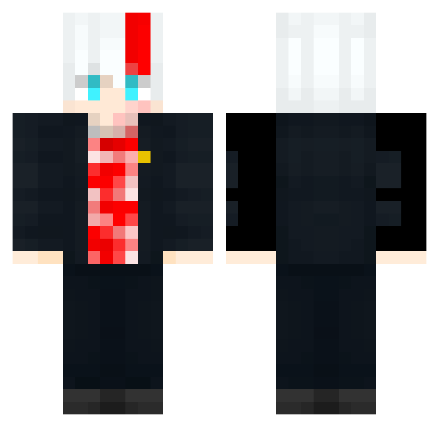 electricpro1909 Minecraft skin, front and back view