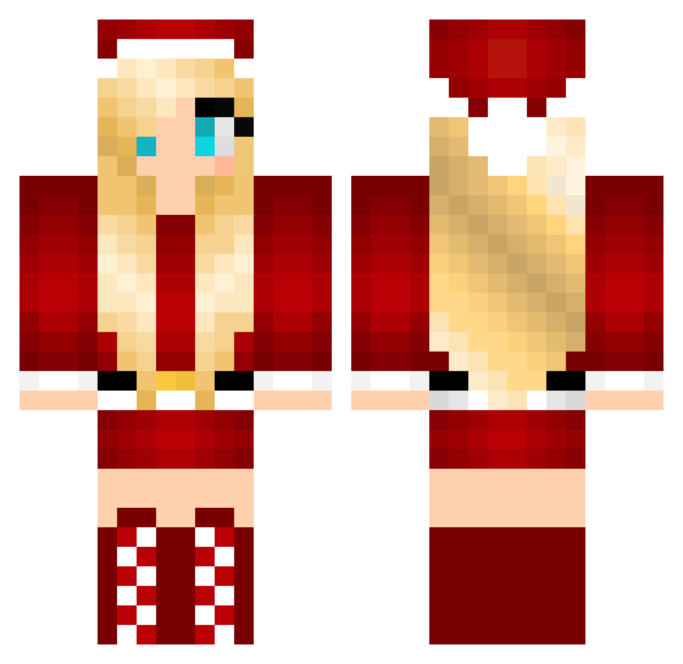 greg_wazowski Minecraft skin, front and back view