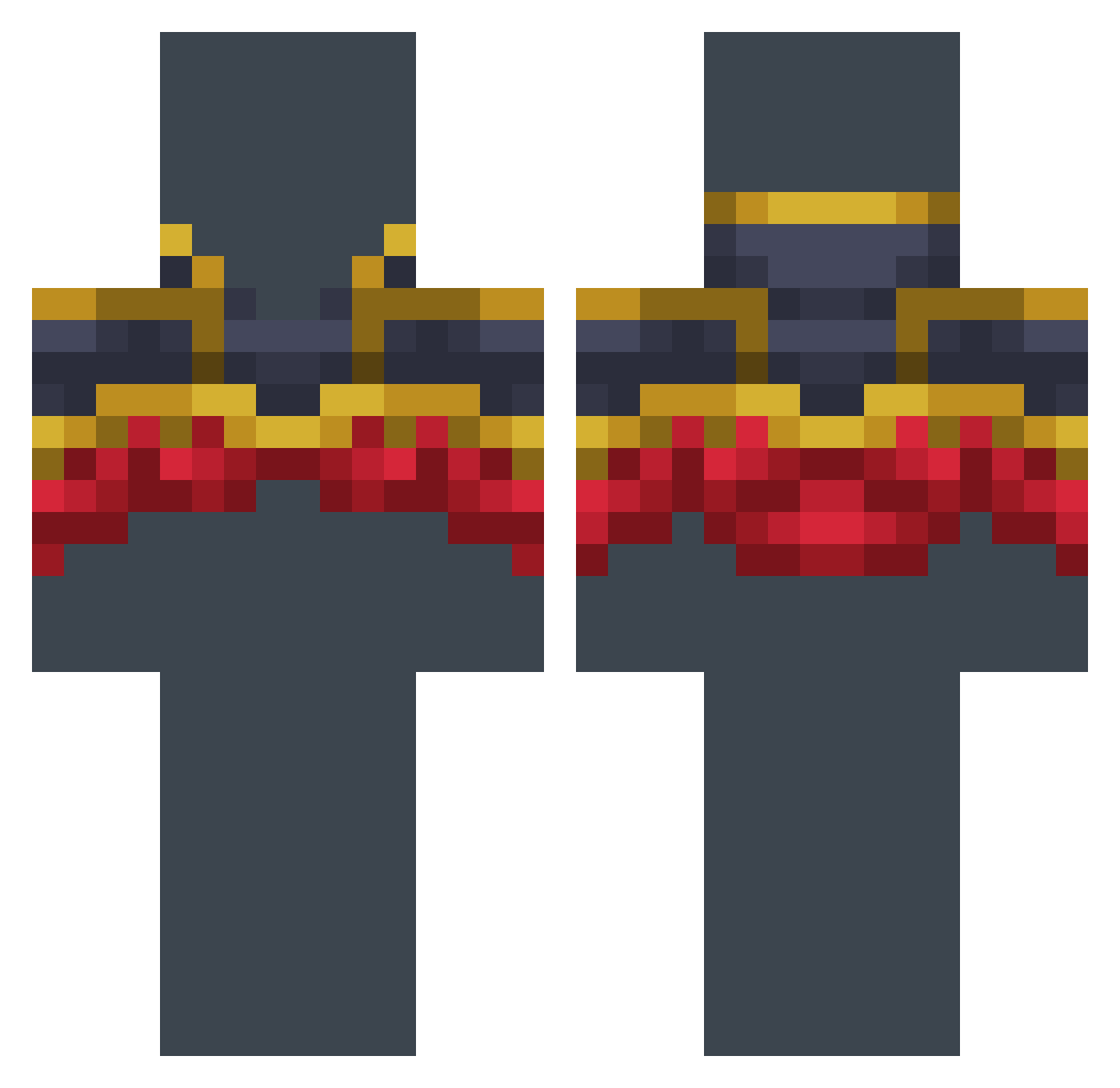 Stevehuang1219 Minecraft skin, front and back view