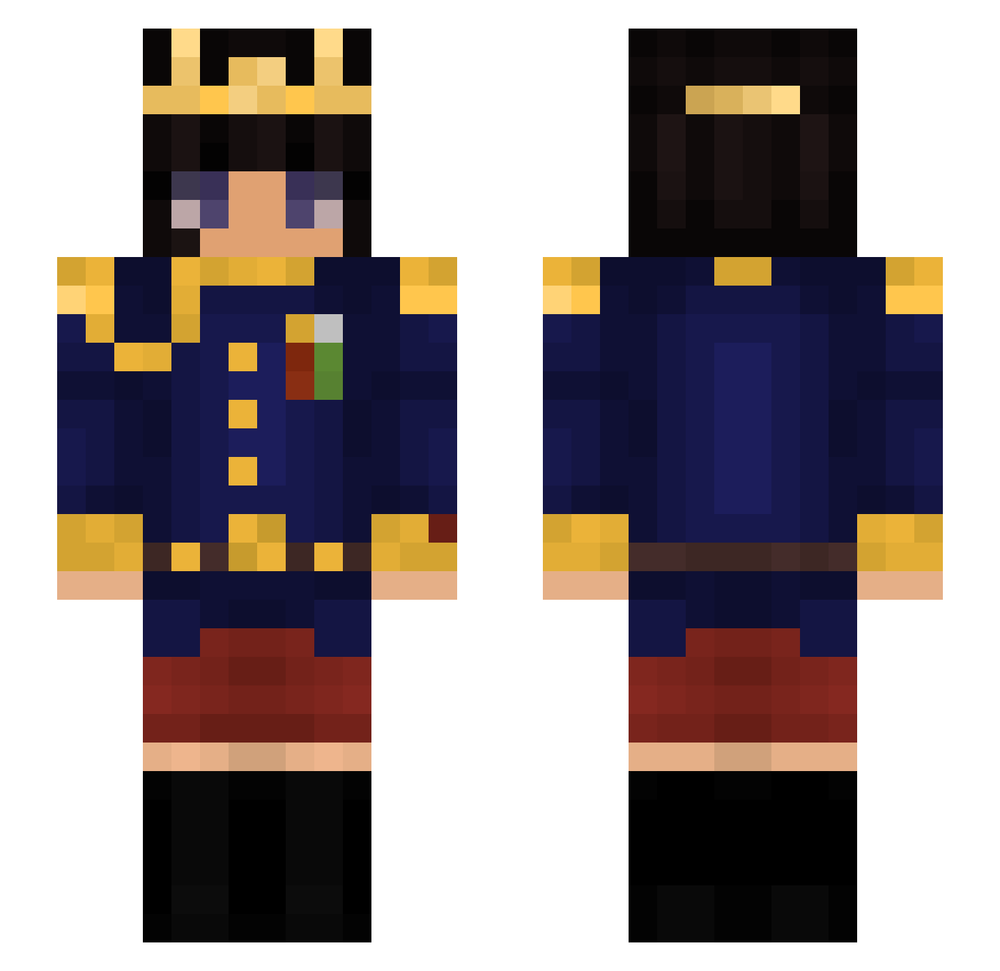 _Boingus_ Minecraft skin, front and back view