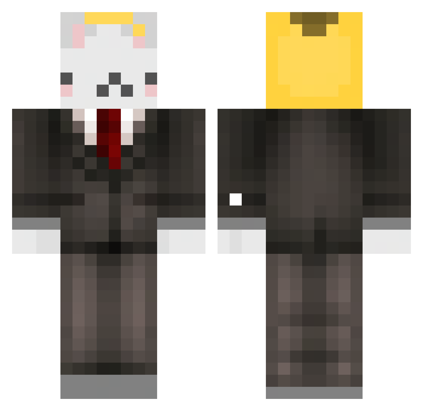 TTV_darkfantasy7 Minecraft skin, front and back view