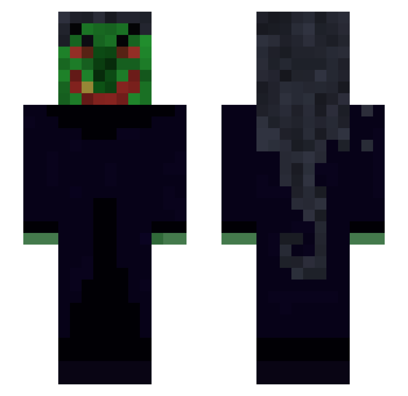 ArchdukeFranzII Minecraft skin, front and back view