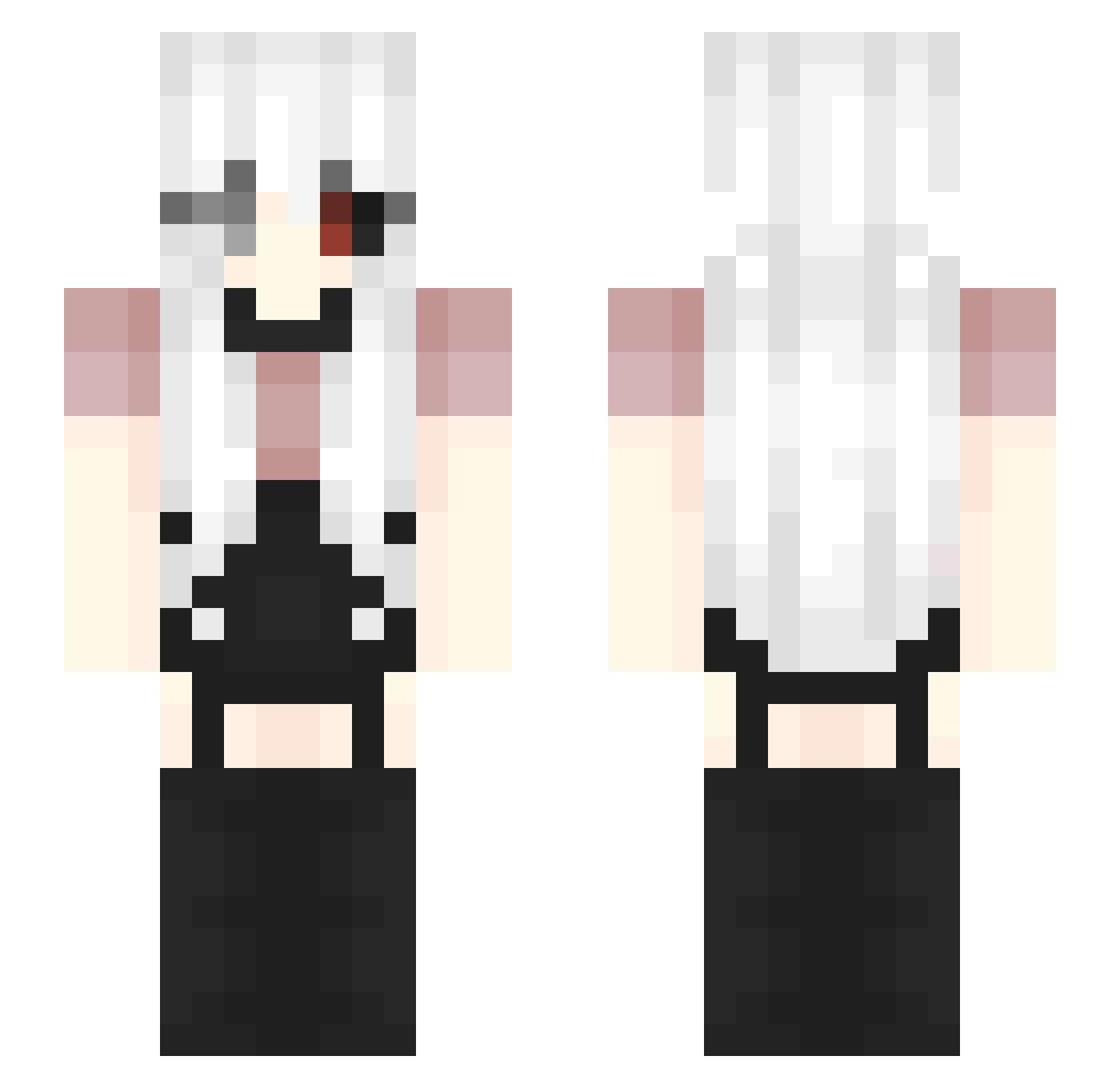 destroy9994 Minecraft skin, front and back view