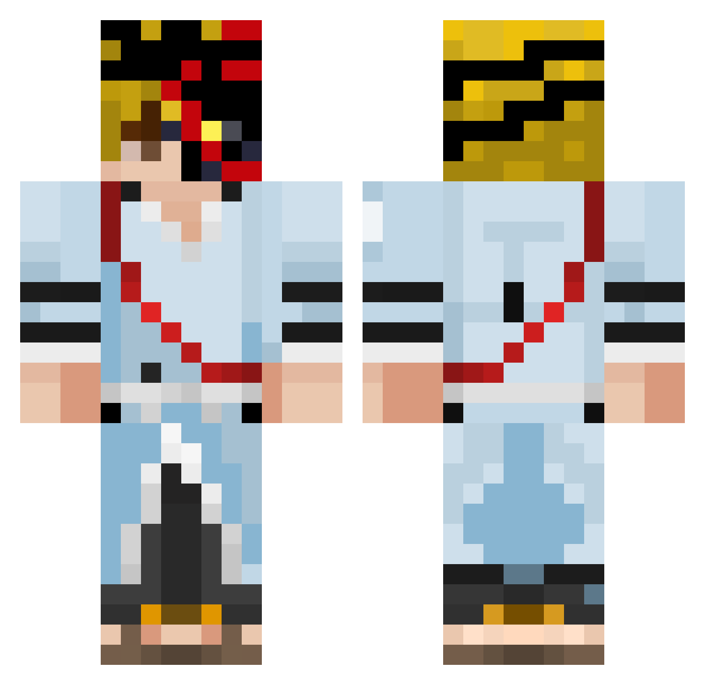 ovo_0830 Minecraft skin, front and back view