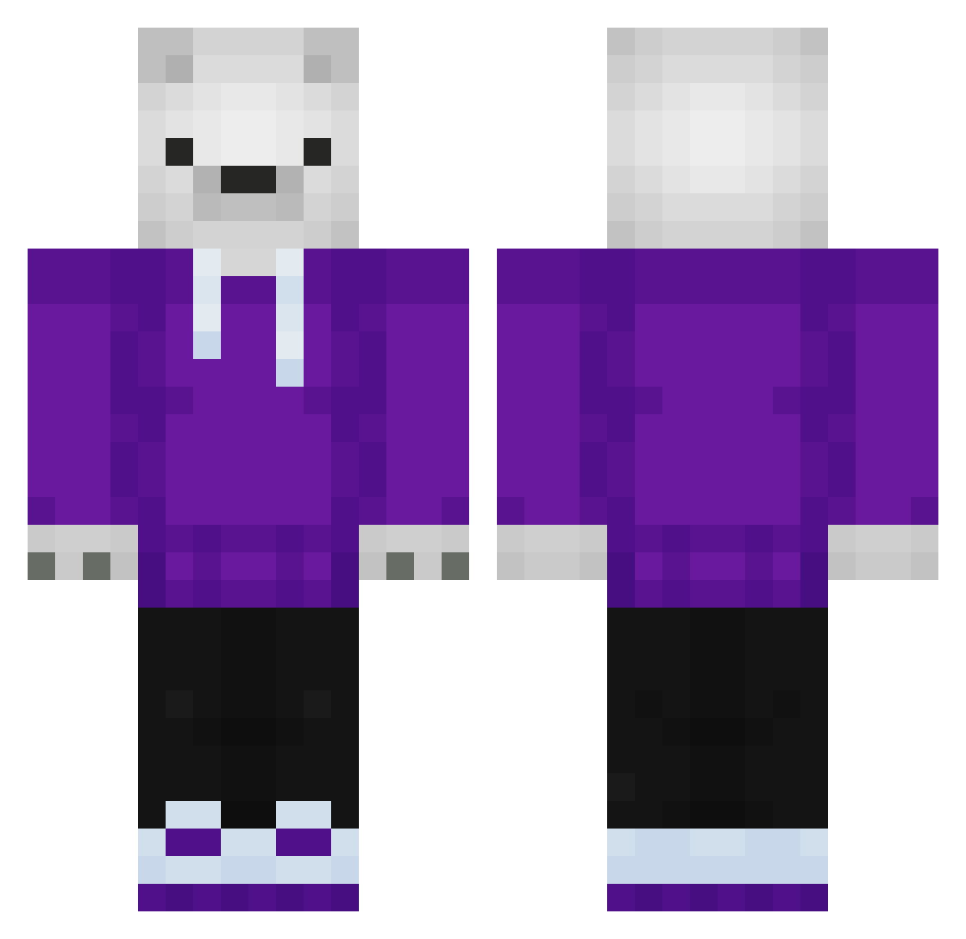 FredbearSavageMC Minecraft skin, front and back view