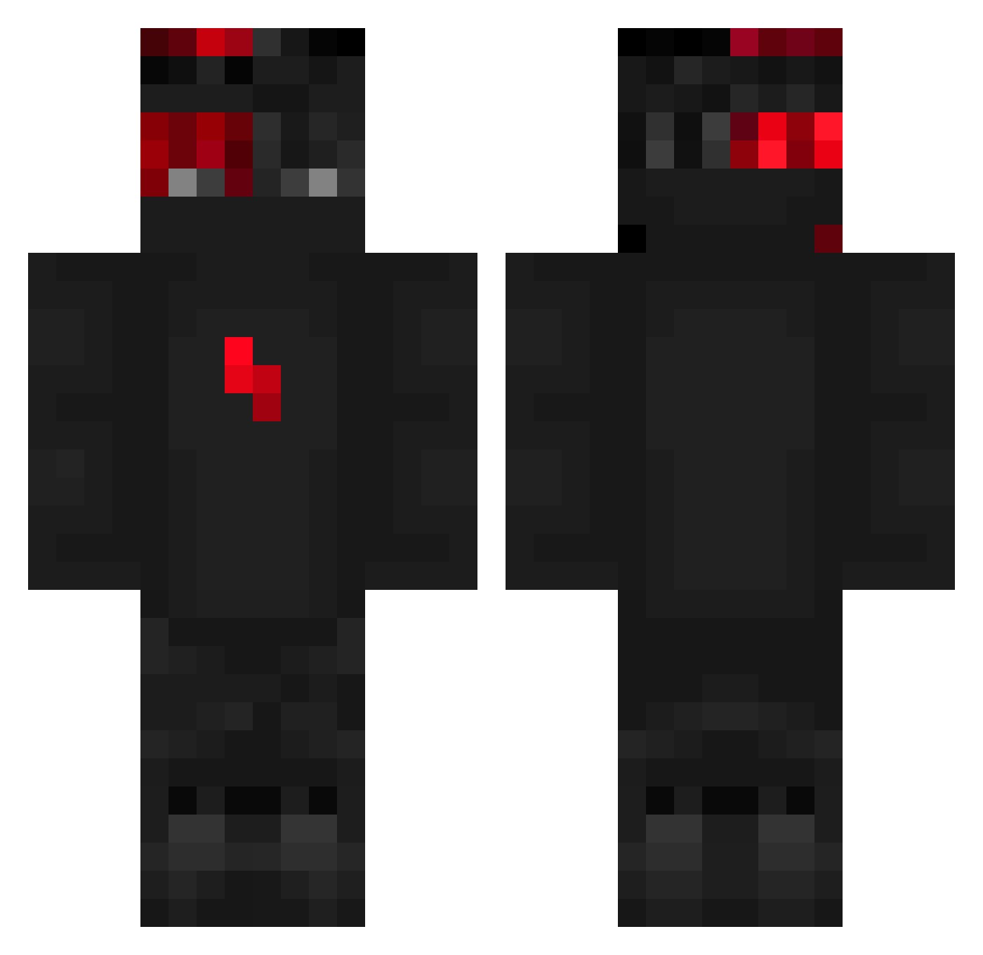 JulianElit Minecraft skin, front and back view