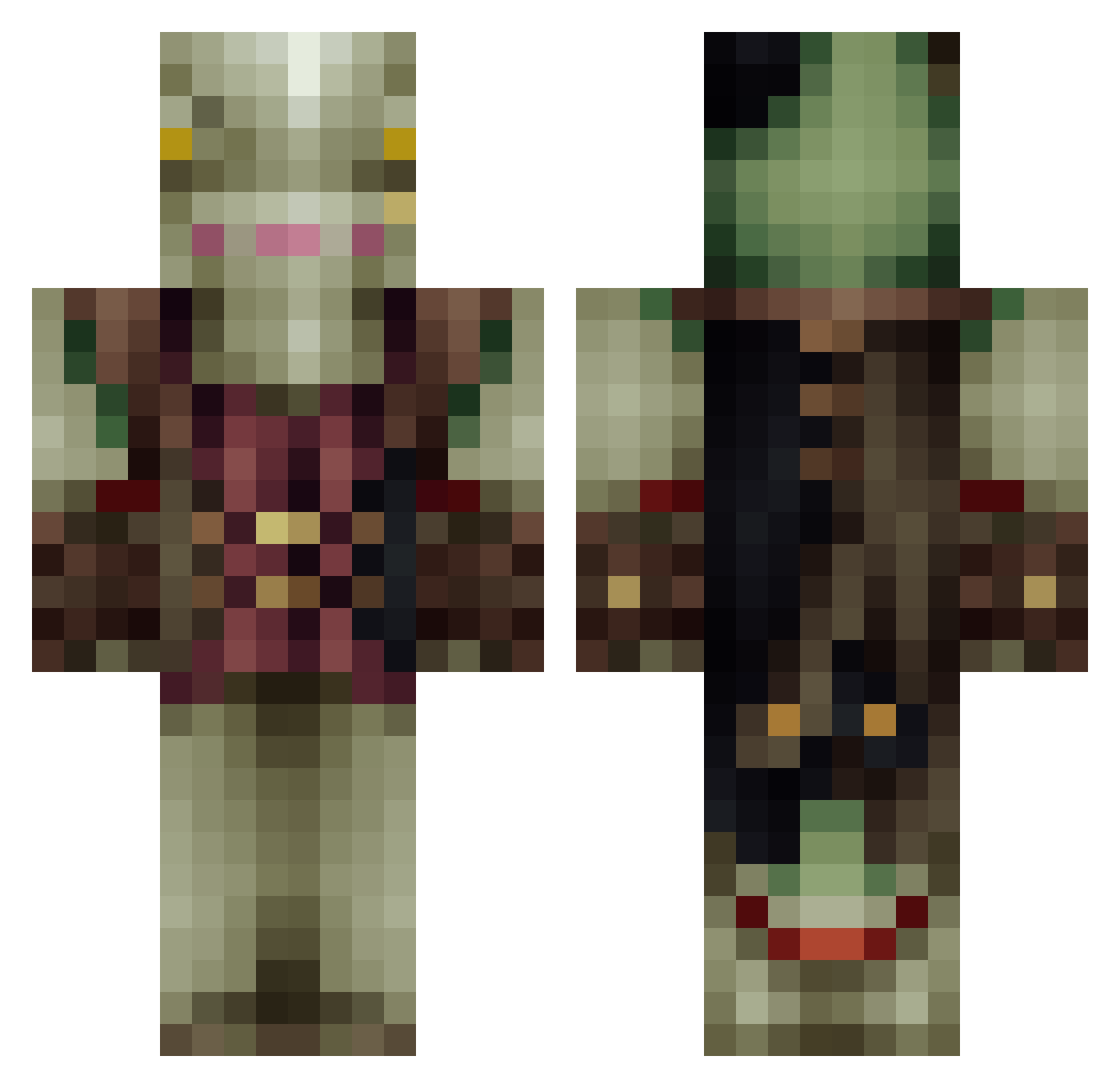 thamkenchgosu Minecraft skin, front and back view