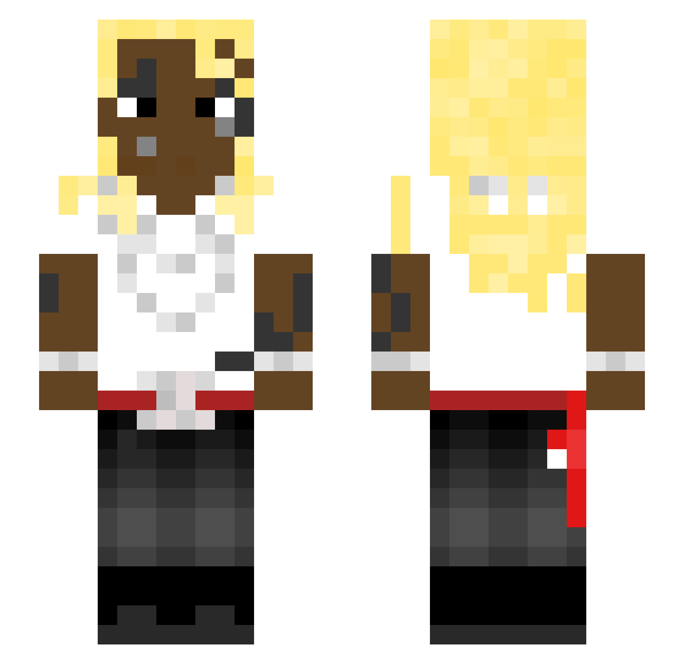massacre41 Minecraft skin, front and back view