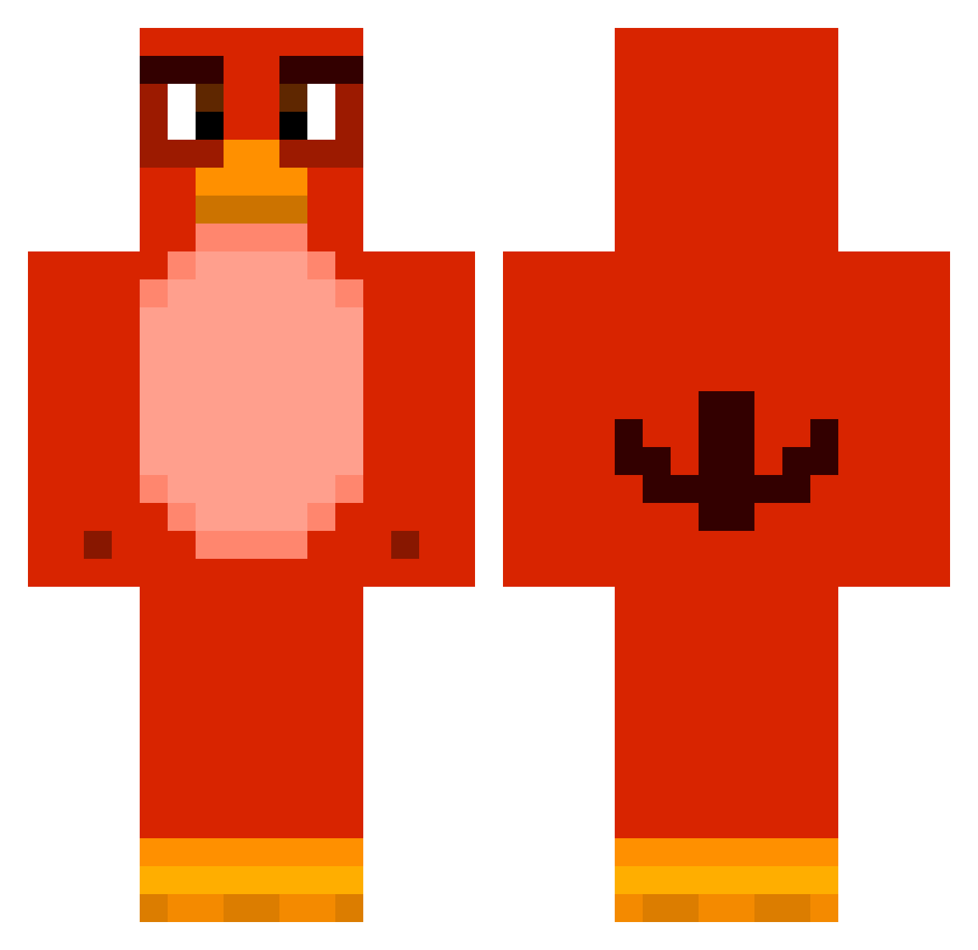 adgj0911 Minecraft skin, front and back view