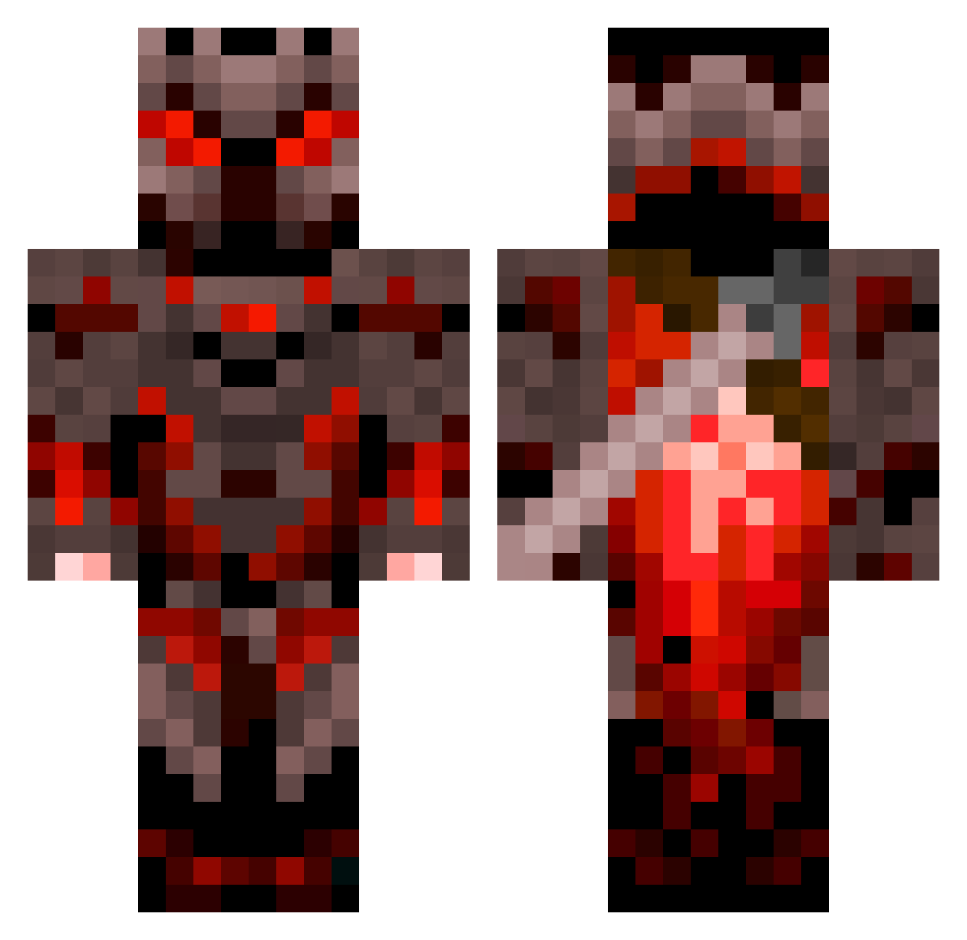 redenderboy5 Minecraft skin, front and back view
