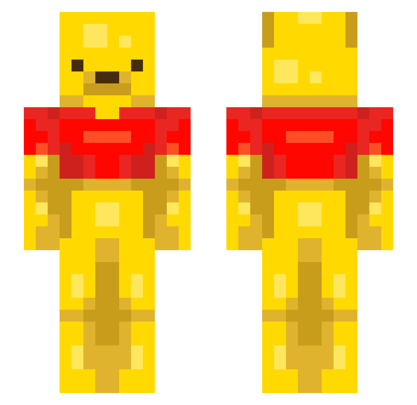Lord_Jonni Minecraft skin, front and back view