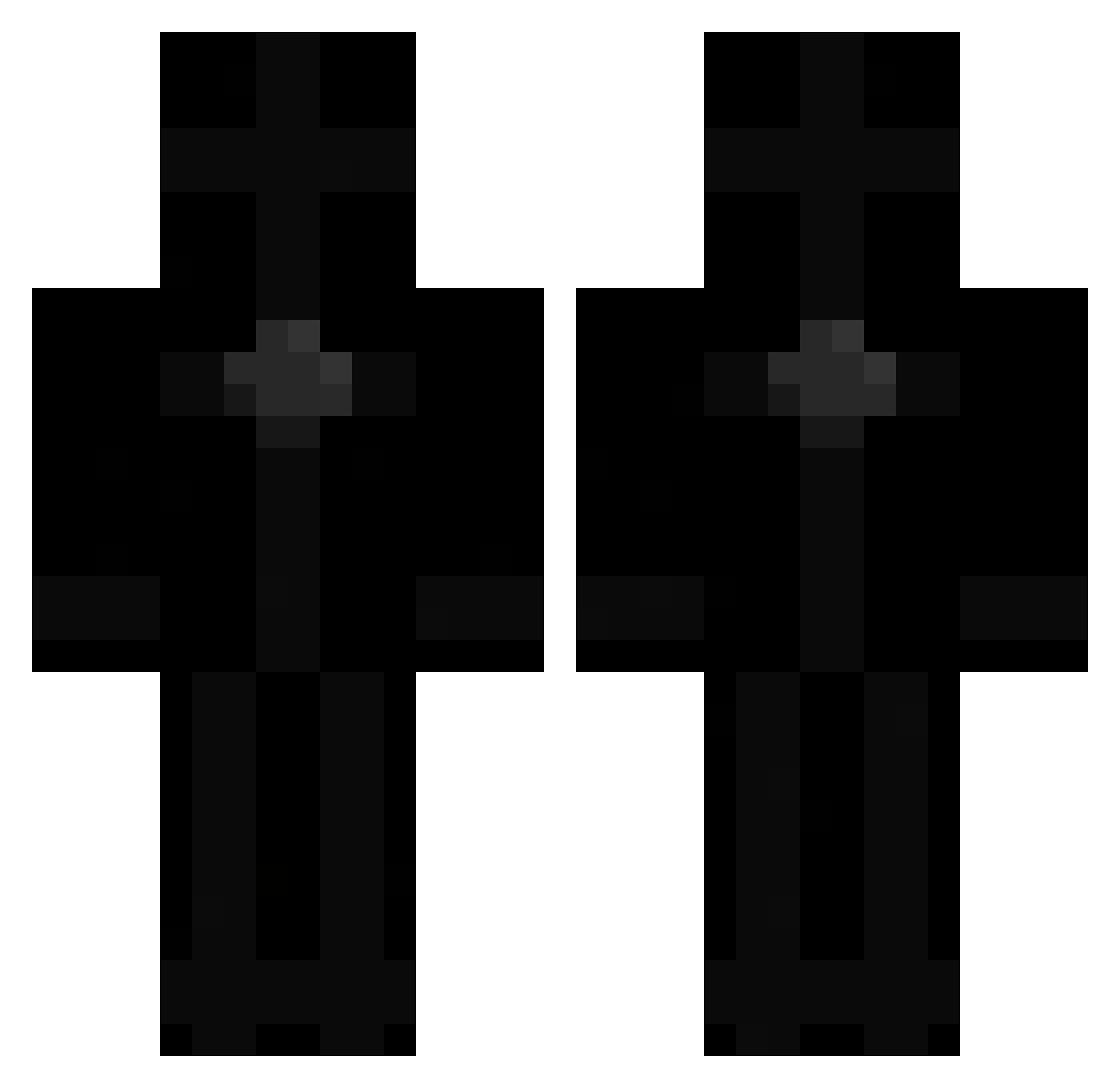 nullfocus Minecraft skin, front and back view