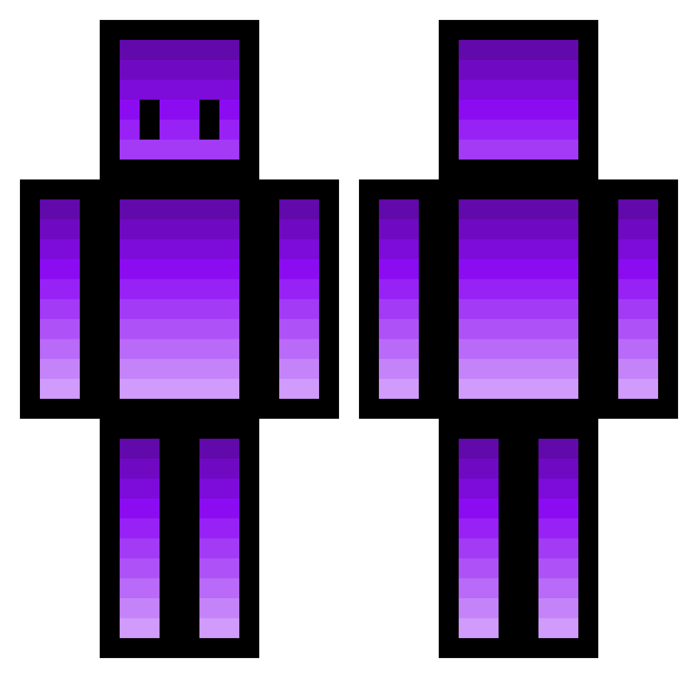 Tank096Aron Minecraft skin, front and back view