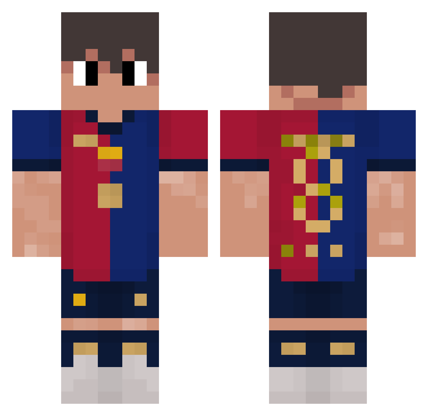 samuel_ag87 Minecraft skin, front and back view