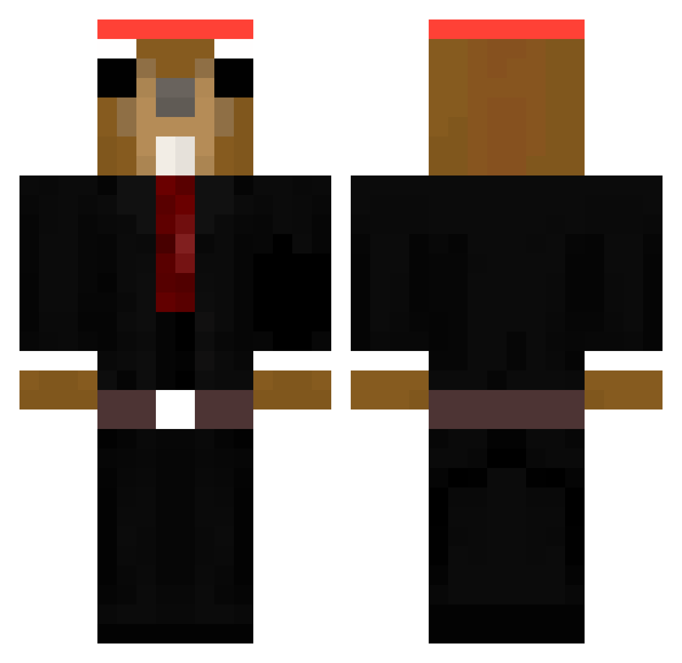 kkaan_42 Minecraft skin, front and back view