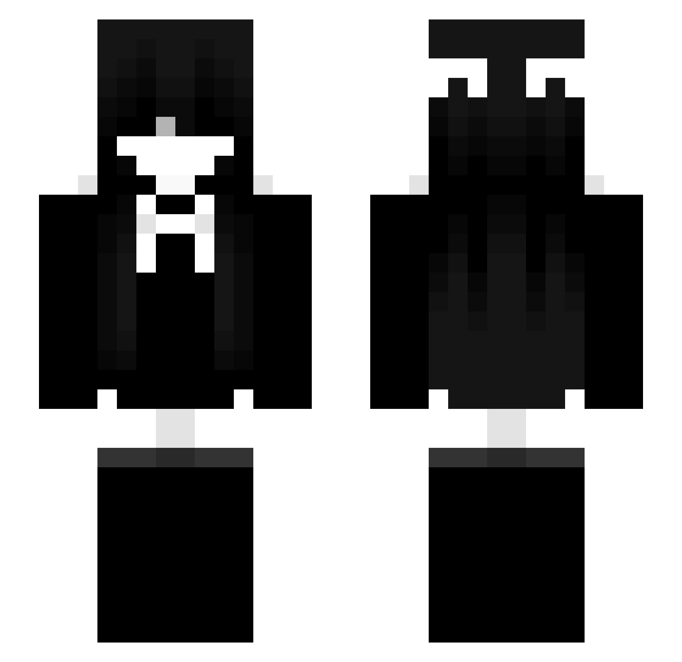 btrisgreat Minecraft skin, front and back view