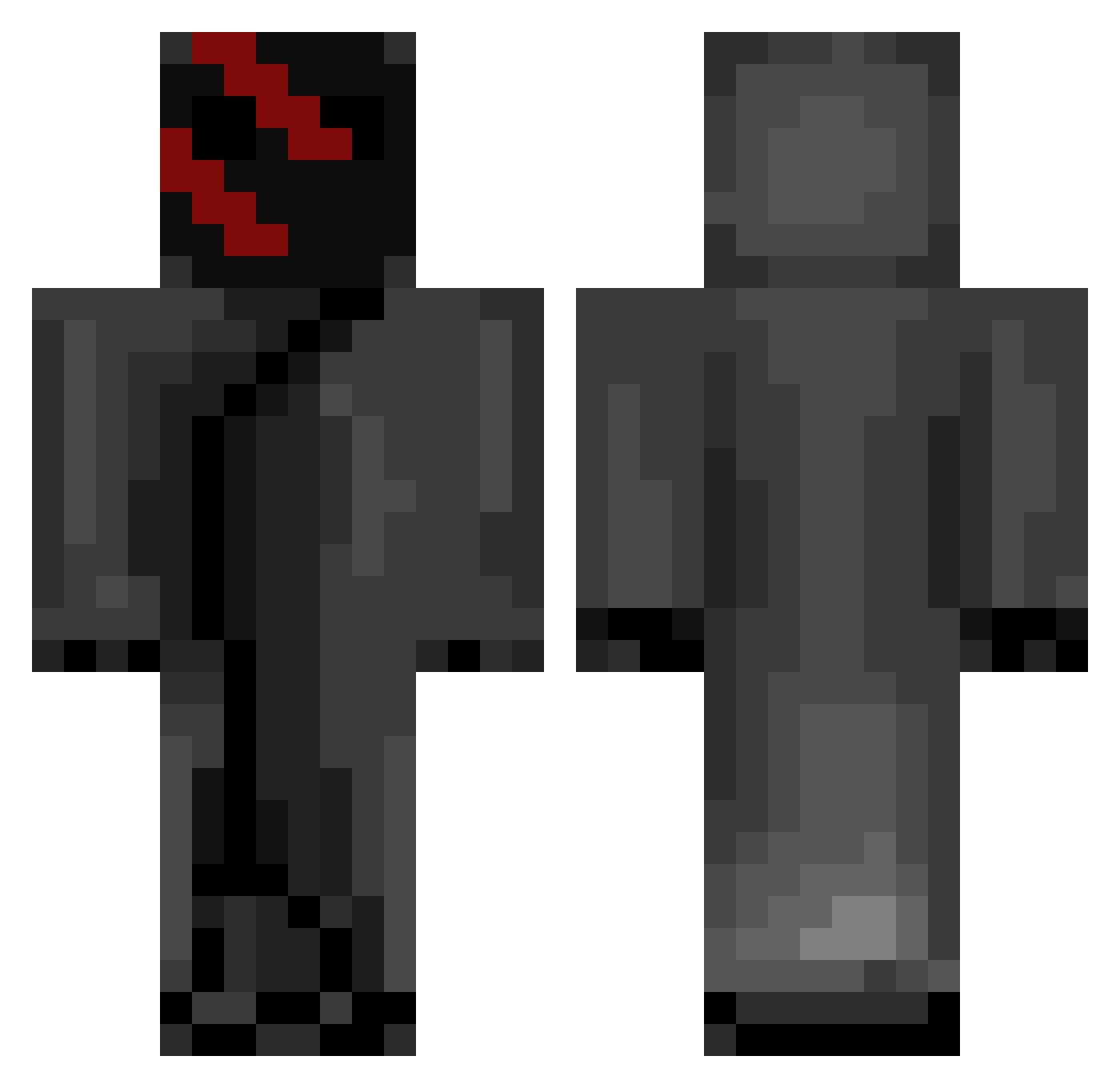tekno_blade56433 Minecraft skin, front and back view