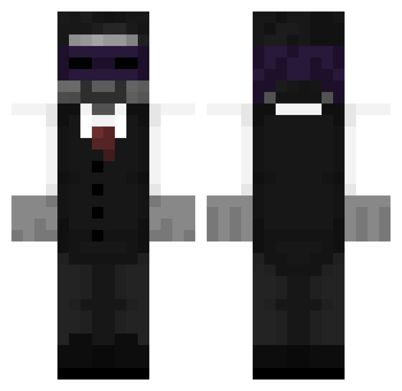 tylcraft467 Minecraft skin, front and back view