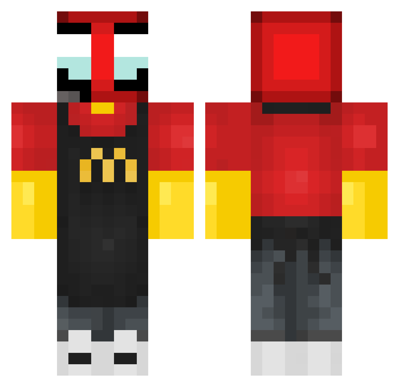 Timber_Streams Minecraft skin, front and back view