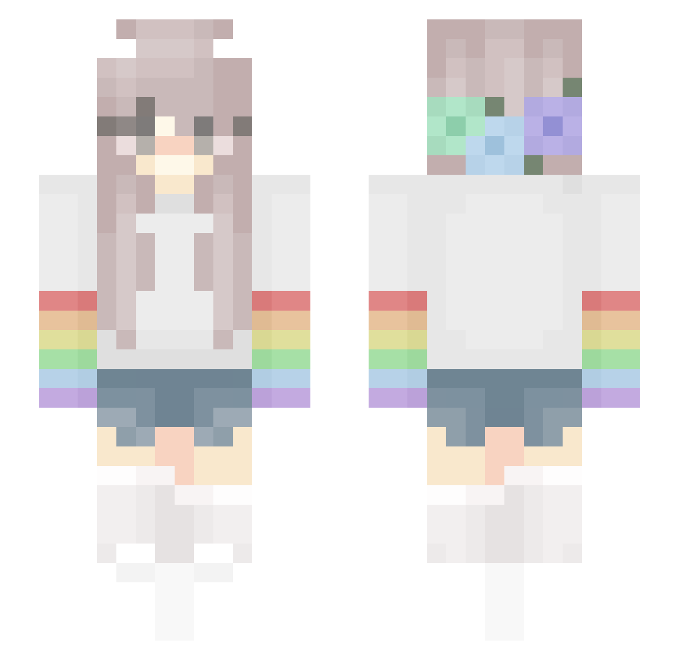 koalaoo Minecraft skin, front and back view