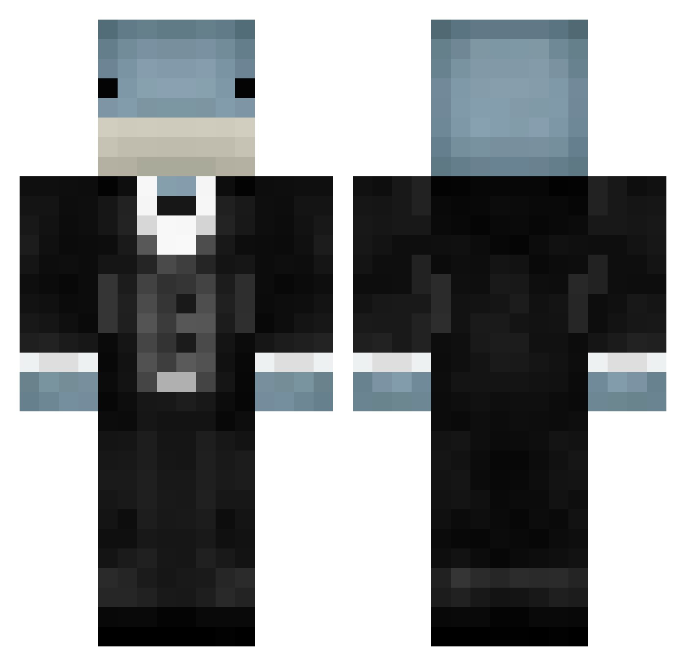 galixy__ Minecraft skin, front and back view