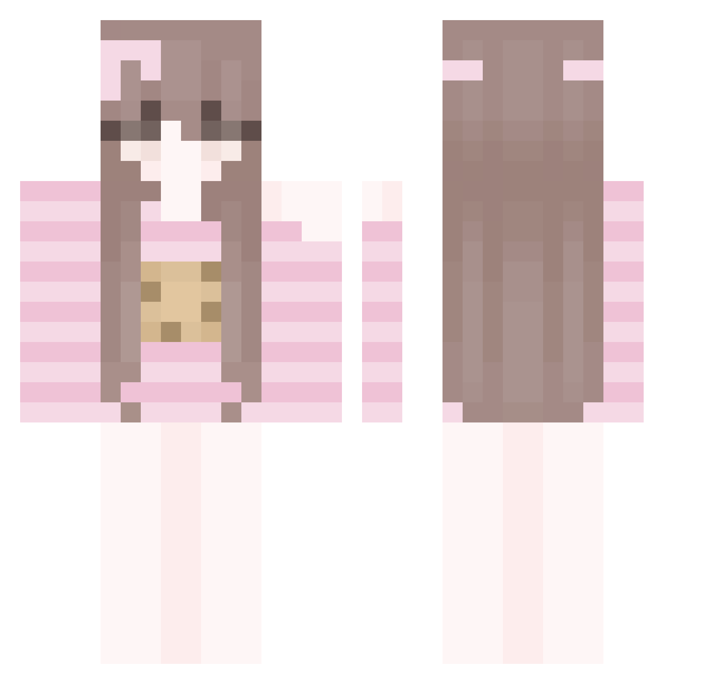 YosoyPepito1XD Minecraft skin, front and back view