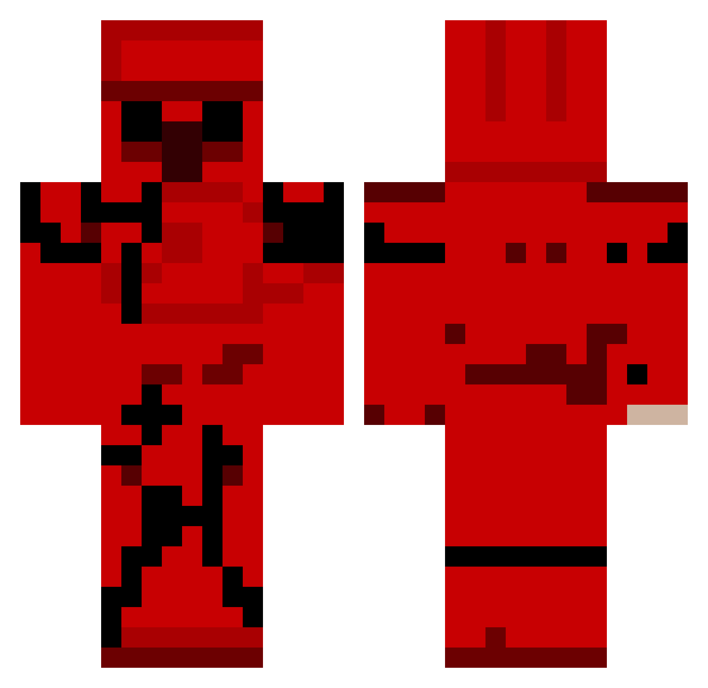 HoldingPrince37 Minecraft skin, front and back view