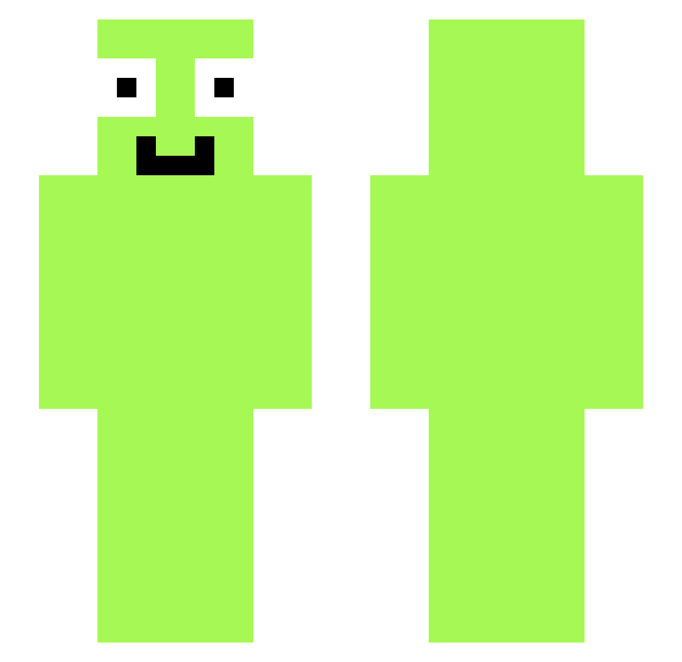 Keremito99 Minecraft skin, front and back view