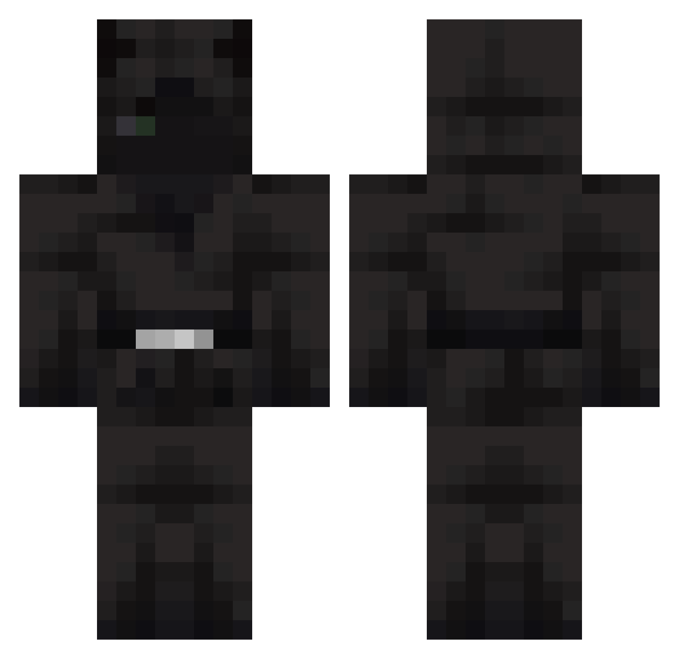 LAGHUCETAS Minecraft skin, front and back view